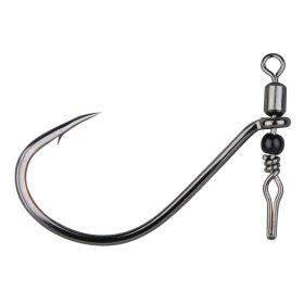 Gamakatsu Preda Swivel Shot Black Hooks #1 Haken mit Wirbel
