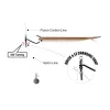 Gamakatsu Preda Swivel Shot Black Hooks #1 Haken mit Wirbel