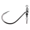Gamakatsu Preda Swivel Shot Black Hooks #2 Haken mit Wirbel