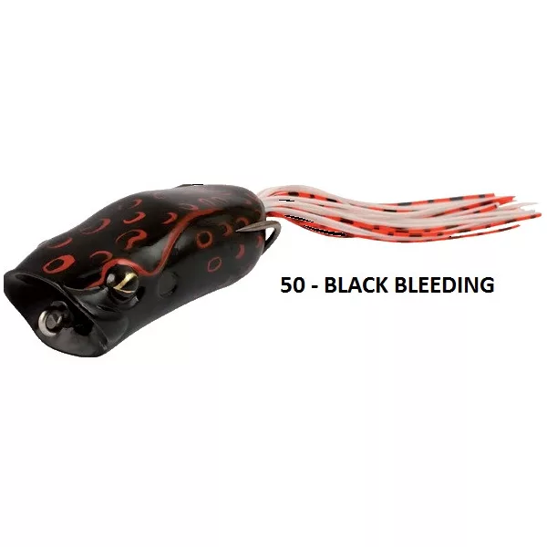 Rapture Popperfrosch 6cm 15gr Black Bleeding Gummifrosch
