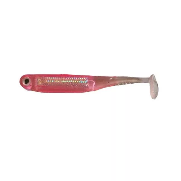 Rapture Mini Minnow Shad Tail 4,5cm pink Shiner Weichgummi Köder 6 Stk.