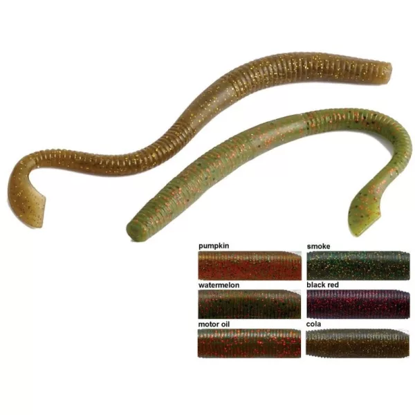 Rapture W. Nightcrawler P.T. 15cm Kürbis Gummiköder 10 St.