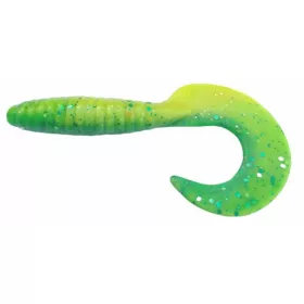 Rapture Fun Tail Grub 8,5cm Grün Limette Plastikköder 10db