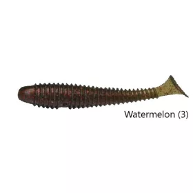   Rapture Ribbed Swing Shad 7cm Wassermelone Plastikköder 12 Stk.