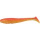Rapture Ribbed Swing Shad 7cm Rot-Gelb Plastikköder 12 Stk.