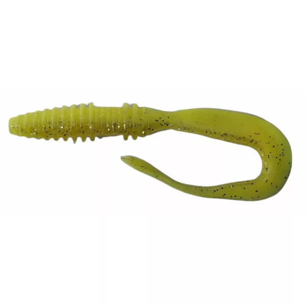 Rapture Mad Worm 8cm Chartreuse Ghost Kunststoffköder 10 Stück