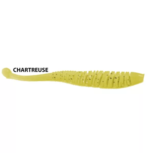 Rapture Evoke Wurm 6cm Chartreuse Plastik Köder 12db