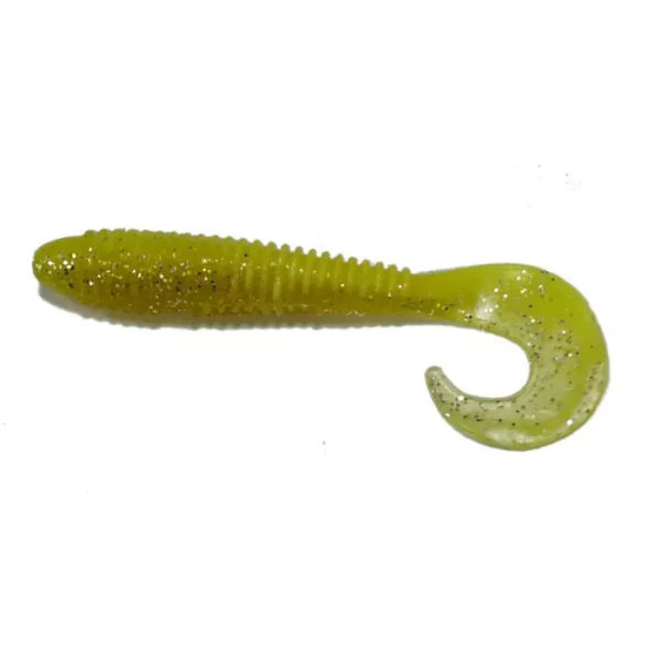 Rapture Swing Grub 7,5cm Chartreuse Ghost Plastikköder 10 Stück