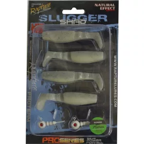   Rapture Slugger Shad Set 7,5cm Glowing 4+2 Stk. Kunstköder-Set