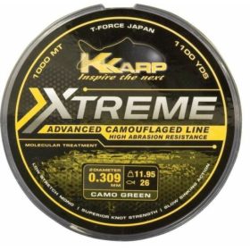 K-Karp Extreme Camo Gravel 1000m 0,28mm Monofile Hauptschnur