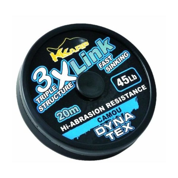 K-Karp Dyna Tex 3X-Link 20m 35lb Camou Vorfach