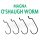 Rapture Magna O Shaugh Worm 1/0 Offset-Haken 10 Stück