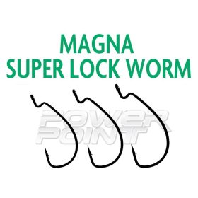 Rapture Magna Super Lock Worm 4/0 Offset-Haken 10 Stück