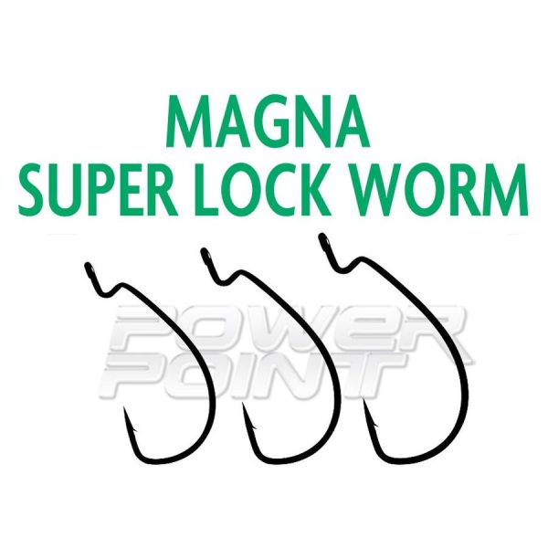 Rapture Magna Super Lock Worm 3/0 Offset-Haken 10 Stück
