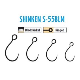   Trabucco Shinken Hooks S-55BLM BN #10 Widerhakenloser Raubfischhaken 10 Stk.