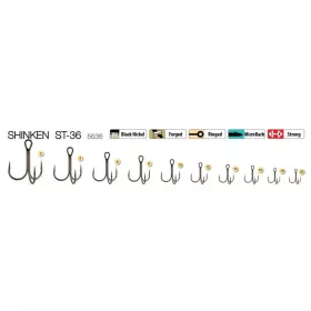 Trabucco Shinken ST-36 BN #20 Drillinge 6 Stk.