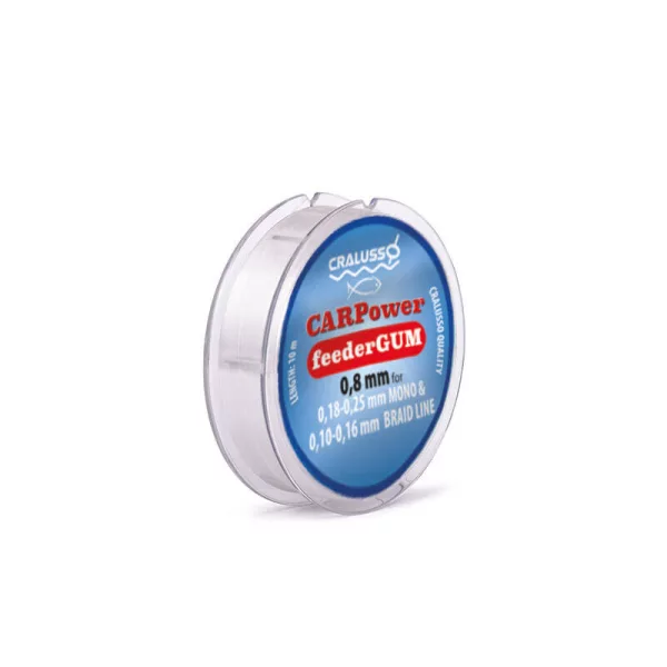 Cralusso - CARPower Feeder Gum 10m - Kraftgummi - 0,65mm