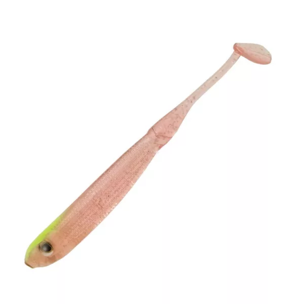 Tiemco PDL Super Tail Eco 7,6cm 19 Holographic Pink Gummifisch 6 Stück