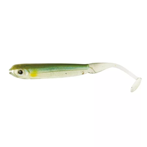 Tiemco PDL Super Tail Eco 10cm 23 Pearl Live Ayu Gummifisch 6 Stk.