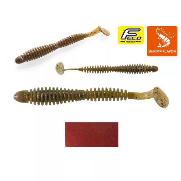 Tiemco Locoism Flexy Shad 8,9cm #004 Cola Plastikköder 7Stk.