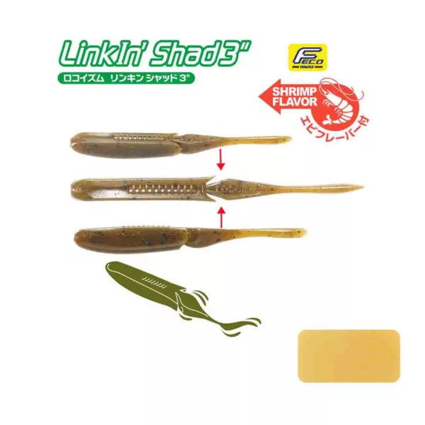 Tiemco Linkin Shad 10cm 231NS Plastikköder 9Stk