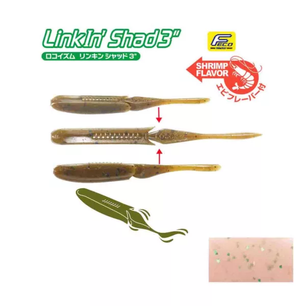 Tiemco Linkin Shad 12,5cm 155 Kunststoffköder 5 Stk.