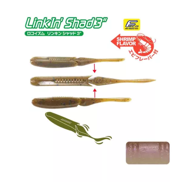 Tiemco Linkin Shad 12,5cm 226 Kunststoffköder 5 Stk.