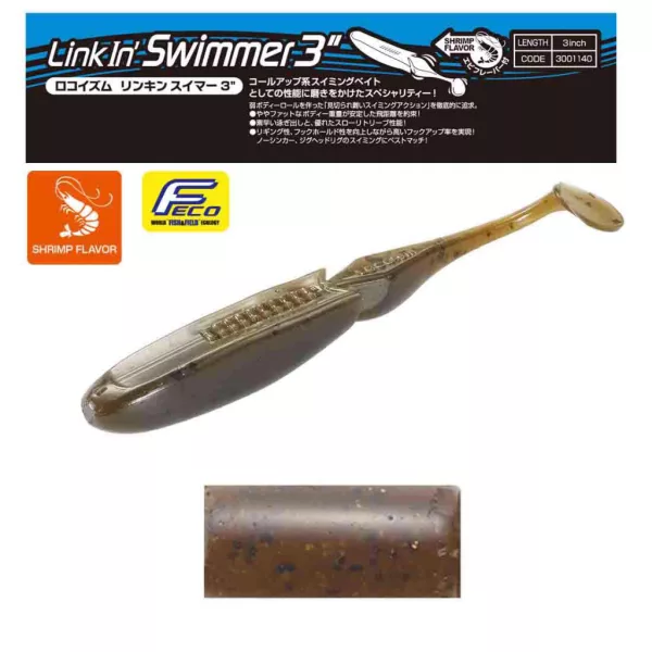 Tiemco Linkin Swimmer 7,6cm 102 Kunststoffköder 9 Stk.