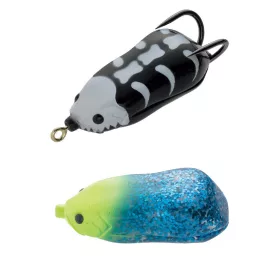   Tiemco Vajra Frog HSP-55 Hooking Special 5,5cm 16,5gr 18 Yellow Head/Blue Glitter Frosch Imitation