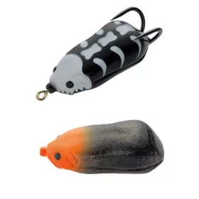   Tiemco Vajra Frog HSP-55 Hooking Special 5,5cm 16,5gr 19 Orange Head/Smoke Glitter Froschimitat