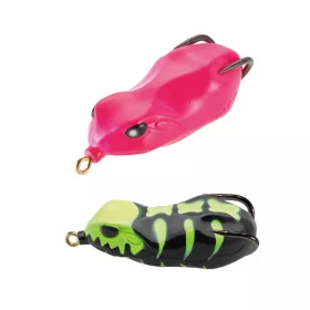 Tiemco Vajra Frog FRG-60 6cm 27 Yellow Skull Froschimitat