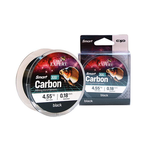 Carp Expert Smart Carbon Schwarz 0,30mm Monofile Hauptschnur 300m
