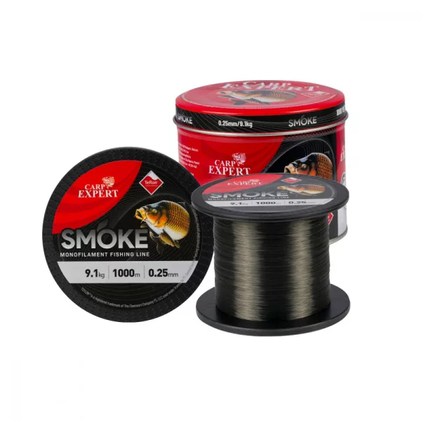 Carp Expert Smoke dunkelgraue Schnur (0,18mm/4,15kg/300m)