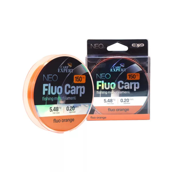 Carp Expert Neo Fluo Carp Fluo Orange 0,40mm Monofile Hauptschnur 150m