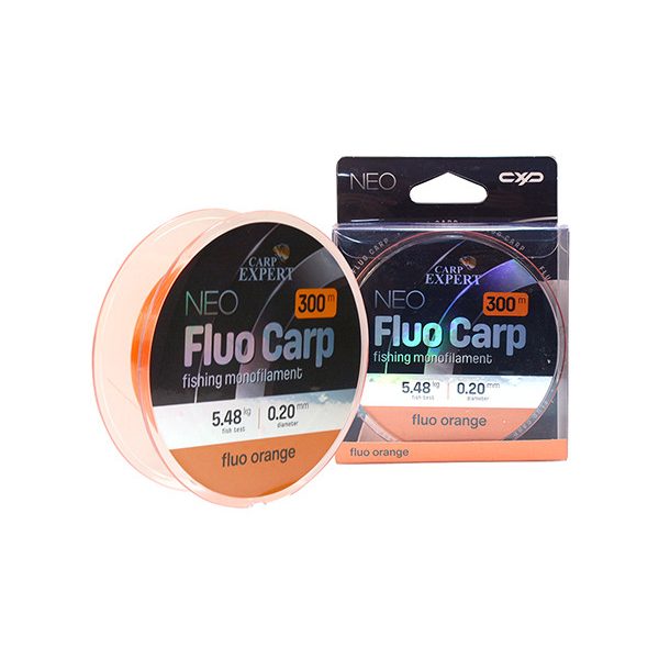 Carp Expert Neo Fluo Carp Fluo Orange 0,40mm Monofil Hauptschnur 300m