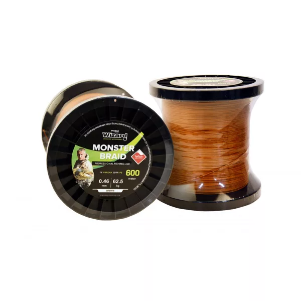 Wizard 12X Monster Braid 600m 0.46mm Monofile Hauptschnur