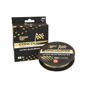   Benzar Concourse Ultra Slim 8X Braid 120m 0,080mm Geflochtene Hauptschnur