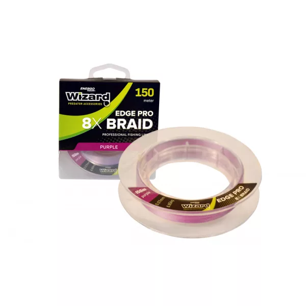 Wizard Edge Pro Violet 8X Braid 0,20mm 150m Geflochtene Hauptschnur