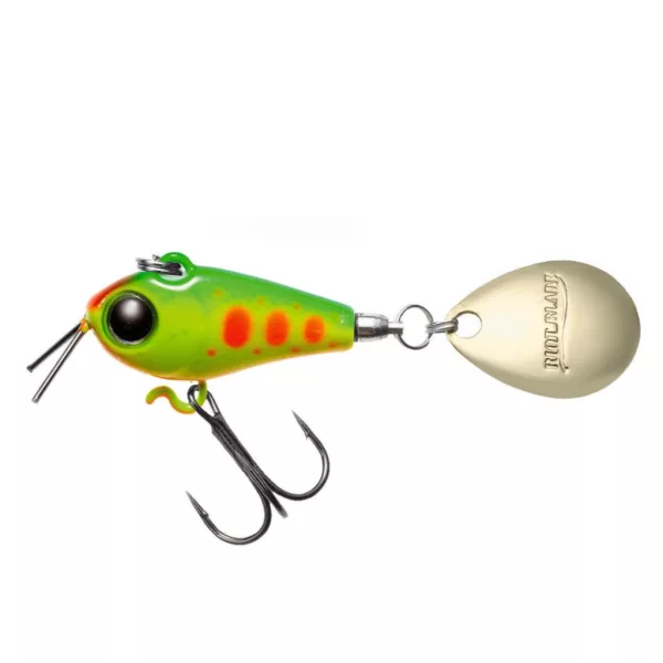 Tiemco Riot Blade S 2,5cm 9gr 105 Limettengrün Chartreuse Yamame Spinnertail