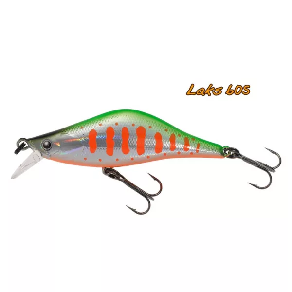 Tiemco Laks 50S 5,0cm 4,1gr 003 LH Lime Chart Yamame OR Berry Wobbler
