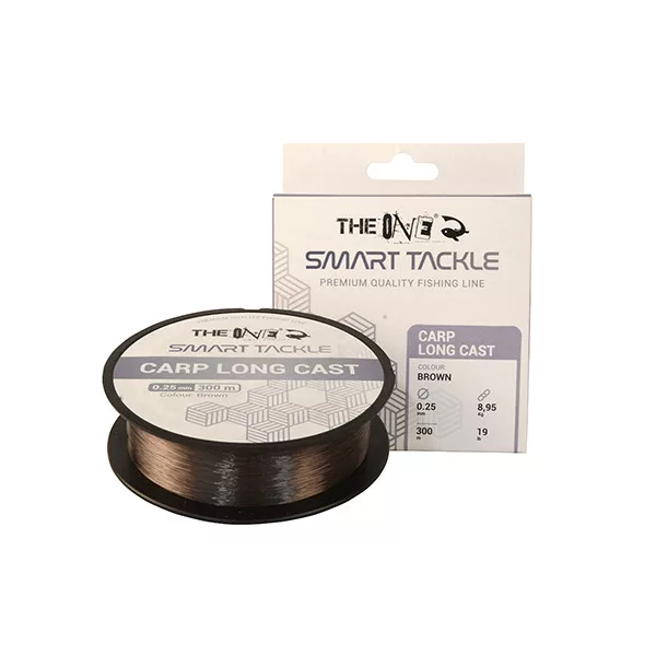 The One Carp Long Cast Brown 300m 0.25mm Monofil Hauptschnur