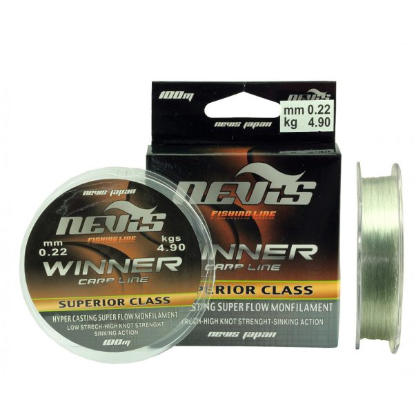 Nevis Winner 200m 0.30mm Monofile Hauptschnur-Transparent