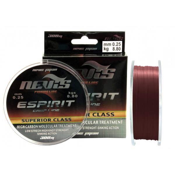 Nevis Espirit 150m 0.35mm Monofil Hauptschnur-Bordeaux