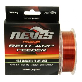   Nevis Red Carp Feeder 150m 0.20mm Monofile Hauptschnur-Transparent Rot