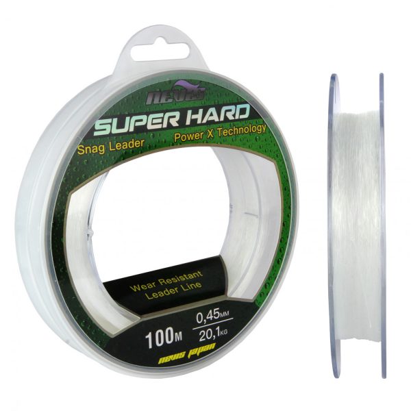 Nevis Superhart Snag Leader 100m 0.50mm Monofile Hauptschnur-Transparent