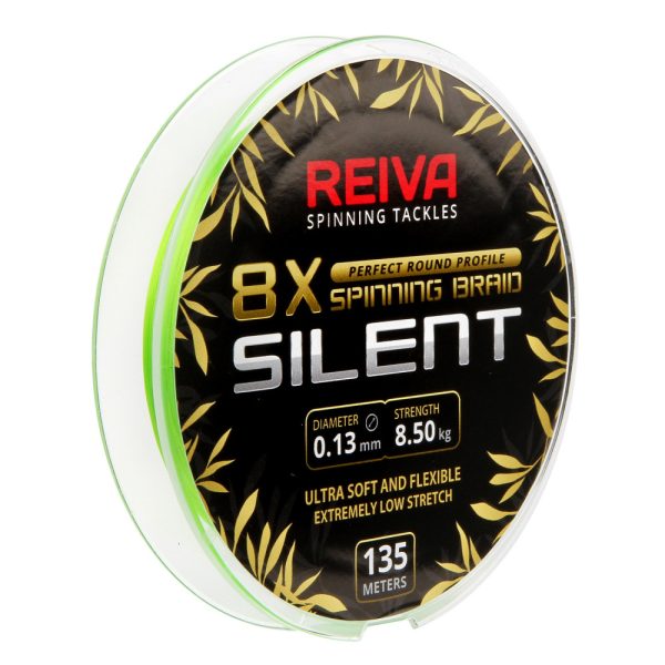 Reiva Reiva Silent 135m 0,21mm Geflochtene Hauptschnur-Fluo Grün