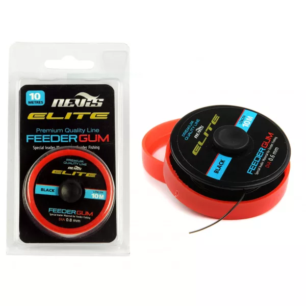 Nevis Elit Black Feedergummi 1,00mm 10m 10kg