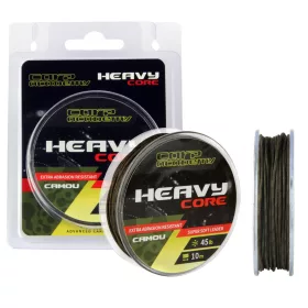   Carp Academy Heavy Core 10m 1.16mm 65Lb Camo Geflochtene Vorfachschnur-Schlamm