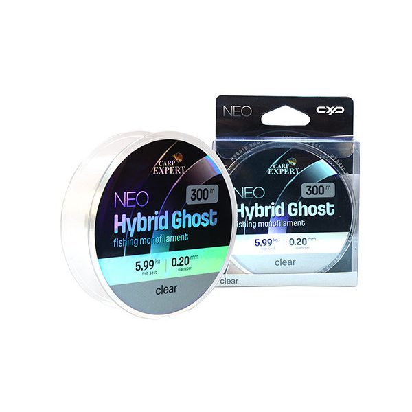 Carp Expert Neo Hybrid Ghost Klar 0,35mm Monofile Hauptschnur 300m