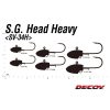 Decoy SV-34H S.G. Head Heavy #5/0 36gr Jig Kopf 2Stk